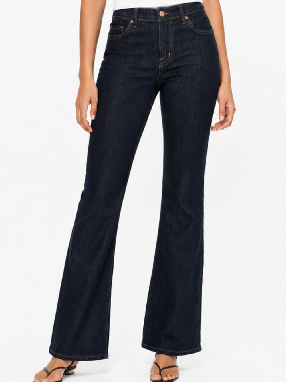 David Kahn Dark Wash Bootcut Jeans Women’s Size 8 Classic Stretch Denim